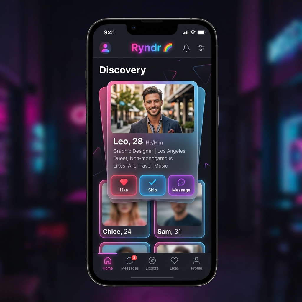 Ryndr App Interface